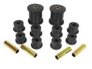 Jeep Cherokee XJ Leaf Spring Bushing Kit - Rear - Rugged Ridge - Polyurethane - Black - `84-`01
